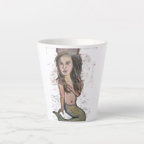 Beehive Mermaid Latte Mug