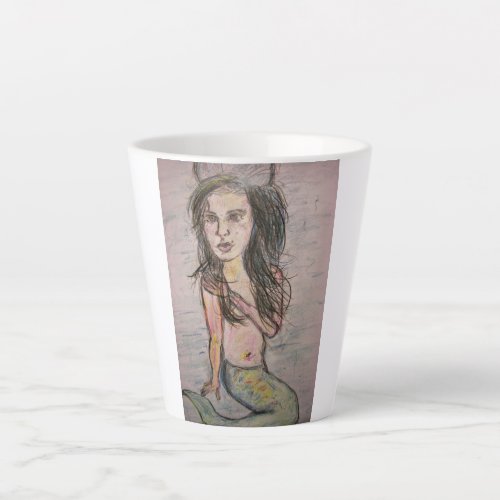 Beehive Mermaid Latte Mug