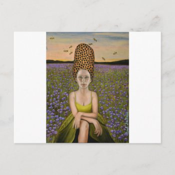 Beehive Postcard by paintingmaniac at Zazzle