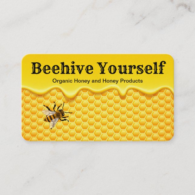 Beehive Yourself Business Card (Front)