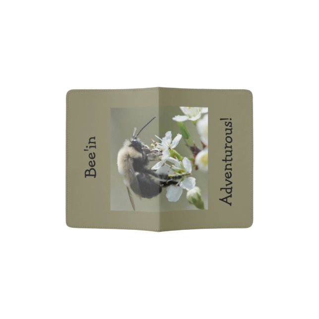Bee'in Adventurous! Passport Cover (Opened)
