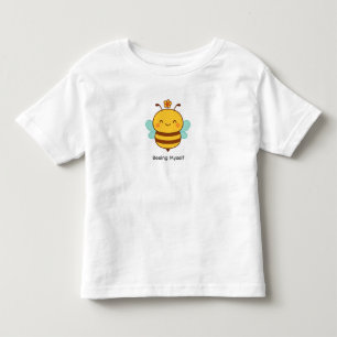 Beeing Myself Bee – Cute Toddler Girl T-Shirt