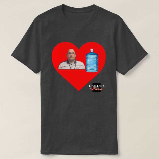 Beeka Loves His Water Jug T-Shirt (Design Front)