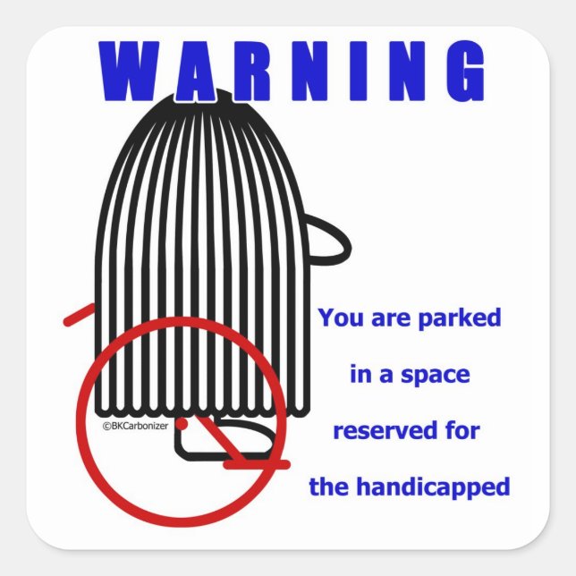 BeeKay Square Sticker (Front)