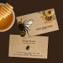 Beekeeper Apiarist Bee Farm Honeybees Honeycomb Business Card