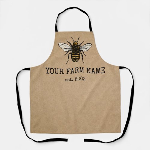 Beekeeper Apiarist Bee Farm Honeybees Honeycomb  T Apron