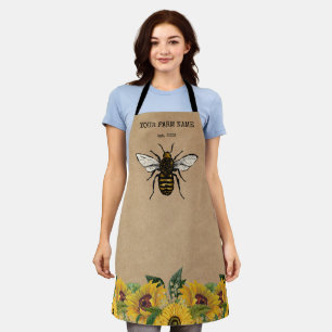 Beekeeper Apiarist Bee Farm Honeybees Honeycomb  T Apron