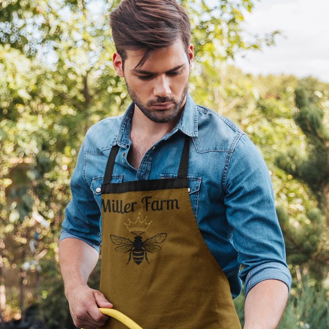 Beekeeper Apiarist Queen Bee Farm  Apron (Creator Uploaded)