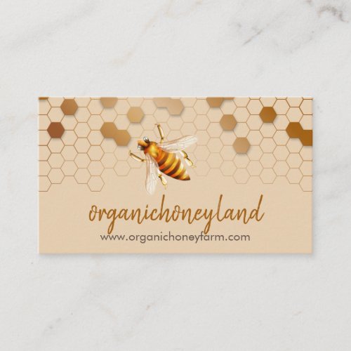 Beekeeper Apiary Honeycomb Business Card