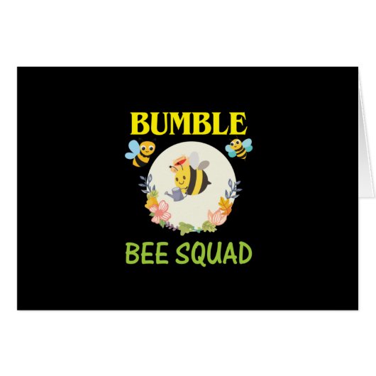 Beekeeper Art Bumble Bee Squad (Front Horizontal)
