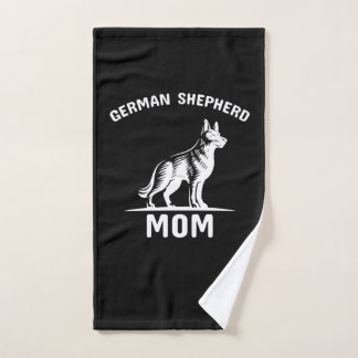 Beekeeper Art German Shepherd Mommy Hand Towel