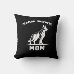 Beekeeper Art German Shepherd Mommy Throw Pillow