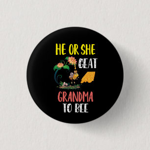 Beekeeper Art Great Grandma To Bee 2 Button