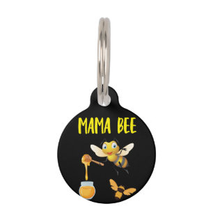 Beekeeper Art Mama Bee Pet ID Tag