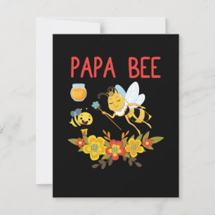 Beekeeper Art Papa Bee 2 Note Card