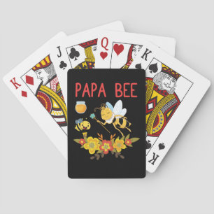 Beekeeper Art Papa Bee 2 Poker Cards