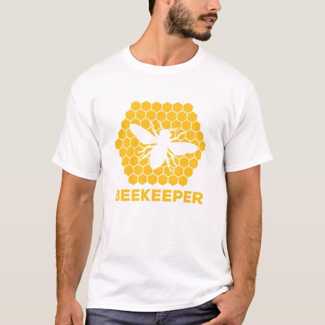 Beekeeper Bee Hive T-Shirt (Front)