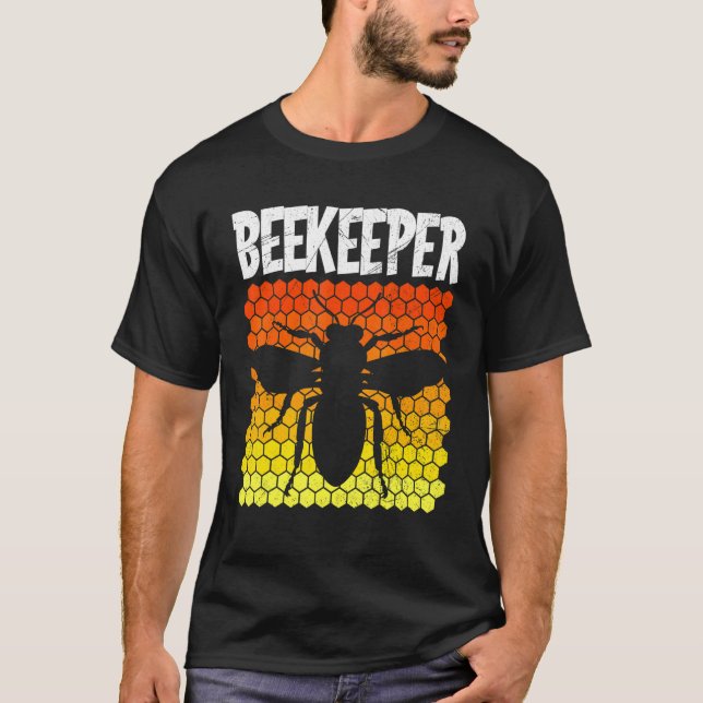 Beekeeper Bee Hobby Beekeeper T-Shirt (Front)