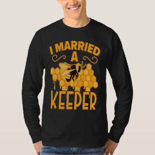 Beekeeper Beekeeping Apiarist Honeybee I Married A T-Shirt