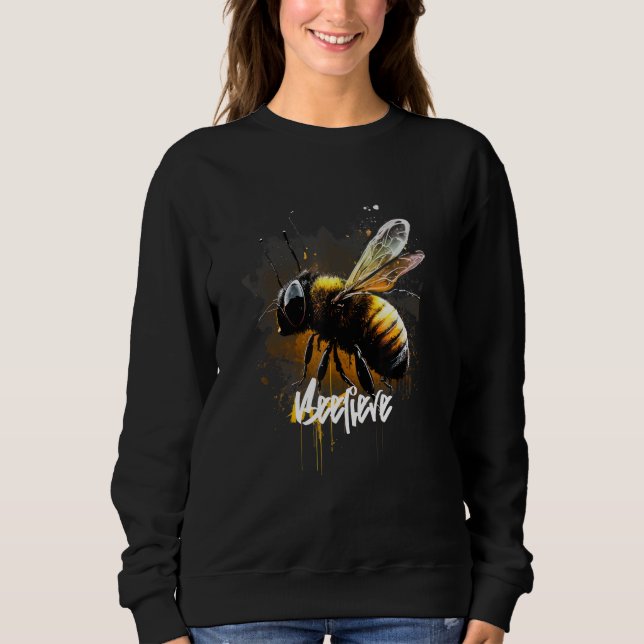 Beekeeper Beekeeping Honey Apiarist Honeycomb Bee  Sweatshirt (Front)