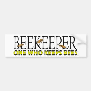 BEEKEEPER bumper sticker