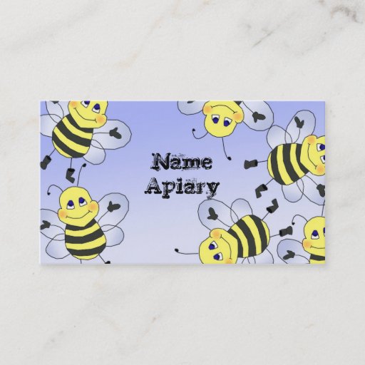 Customizable Beekeeper business cards