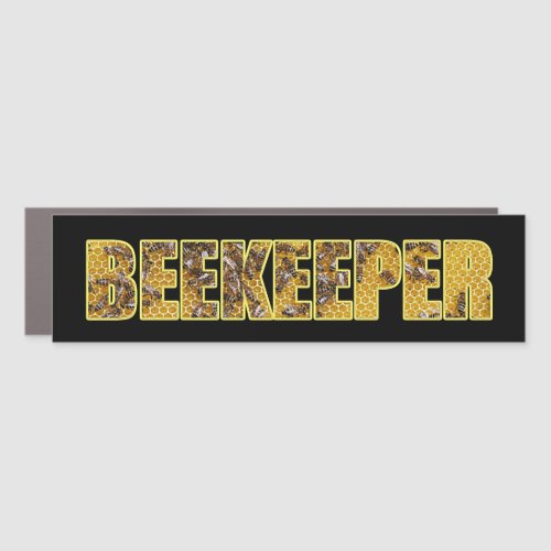 Beekeeper Car Magnet