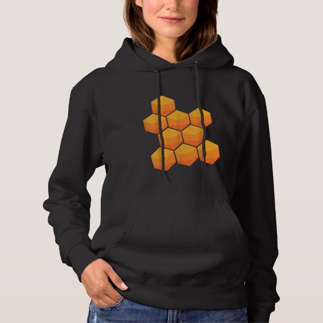 Beekeeper For Bee  Honey Beehive Hoodie (Front)