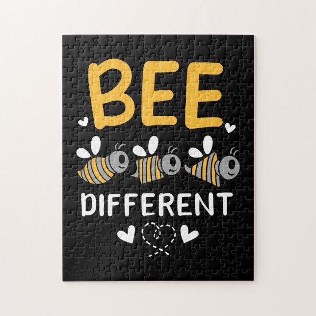 Beekeeper Gift | Bee Different Jigsaw Puzzle (Vertical)