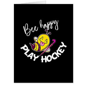 Beekeeper Gift Bee Happy Play Hockey Card