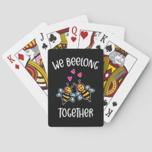 Beekeeper Gift Beekeeper We Beelong Together Poker Cards
