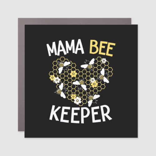 Beekeeper Gift  Mama Bee Keeper Car Magnet