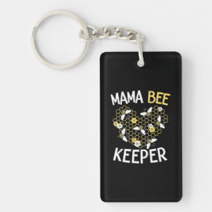 Beekeeper Gift Mama Bee Keeper Keychain