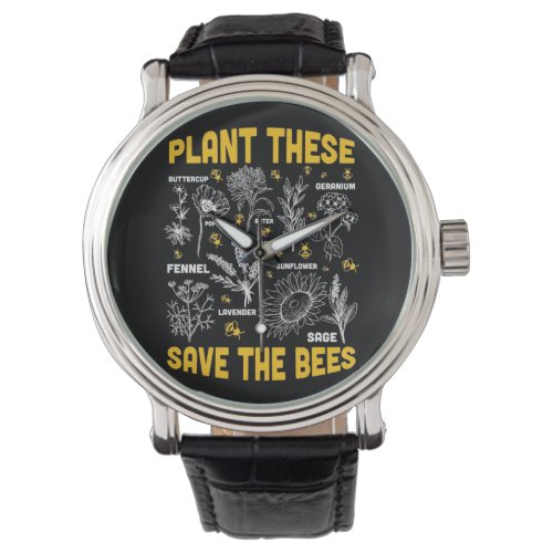 Beekeeper Gift  Plant These Save The Bees Watch
