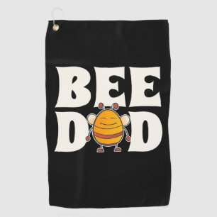 Beekeeper Gift   Proud Bee Dad Golf Towel