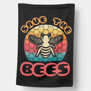Beekeeper Gift Save The Bees House Flag