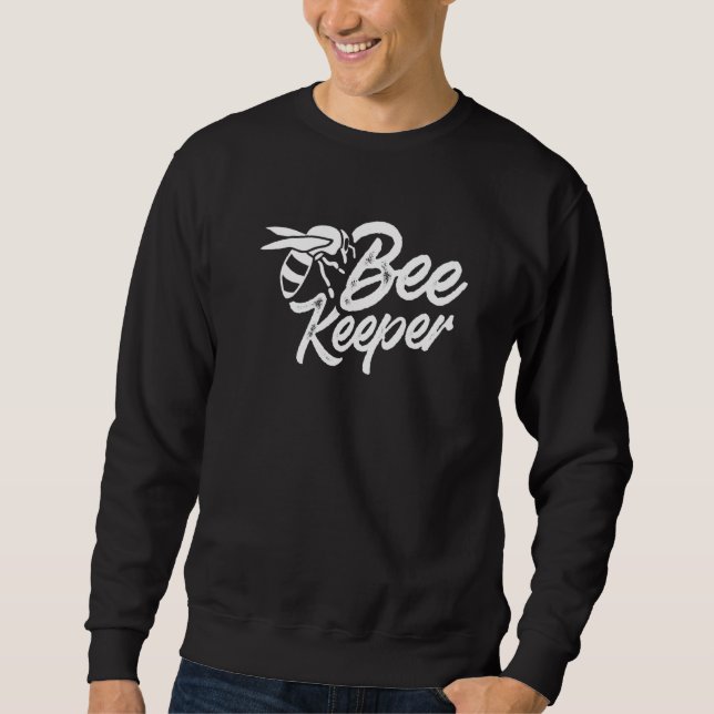 Beekeeper Hobby Beekeeping Honeybee Bee Sweatshirt (Front)