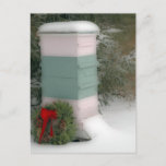 Beekeeper Holiday Postcard at Zazzle