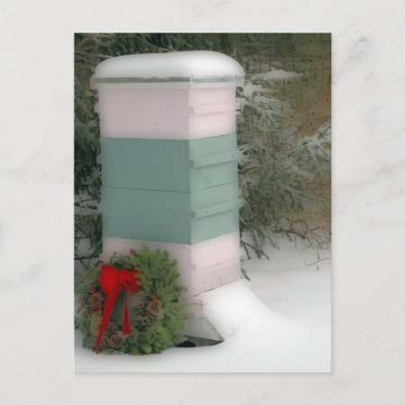 Beekeeper Holiday Postcard