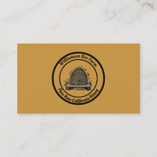 BeeKeeper Honey Apairist Vintage Hive Design Business Card