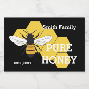Beekeeper Honey Bee Farm Custom Container Label