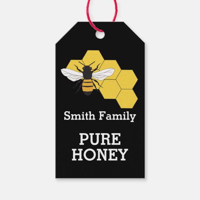 Beekeeper Honey Bee Farm Stand Gift Tag (Front)