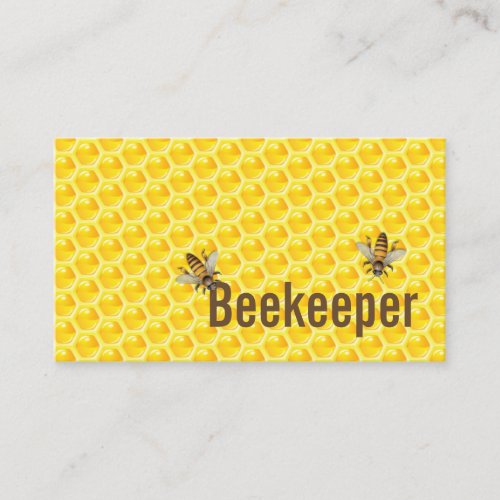 Beekeeper Honey Bees Professional Business Card