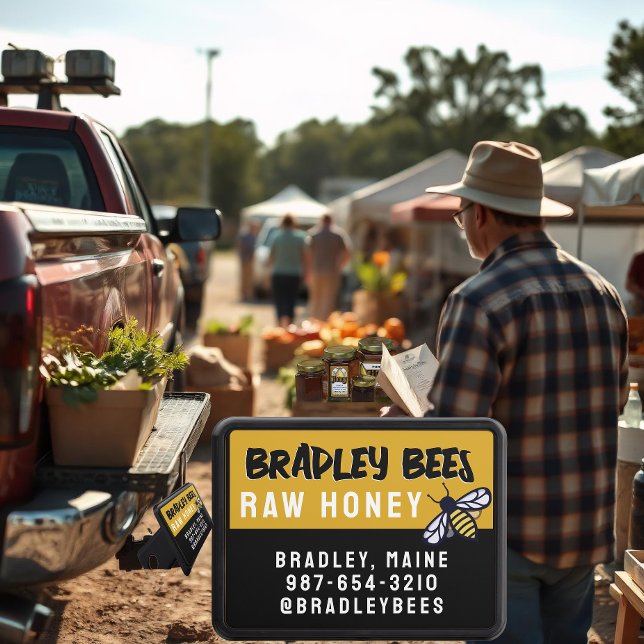 BEEKEEPER HONEY BUSINESS Apiary Hive RAW HONEY Hitch Cover (Creator Uploaded)