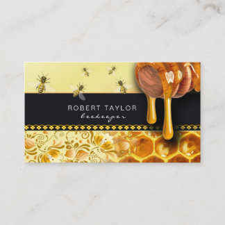 Beekeeper Honey Seller Bee Farm Farmer Card