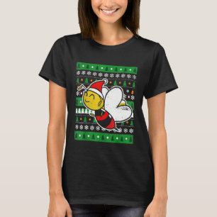 Beekeeper Honeybee Ugly Christmas Bee T-Shirt