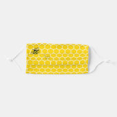 Beekeeper Honeycomb With Bee Adult Cloth Face Mask (Front, Folded)