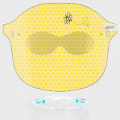 Beekeeper Honeycomb With Bee Face Shield (Front w/Glasses)