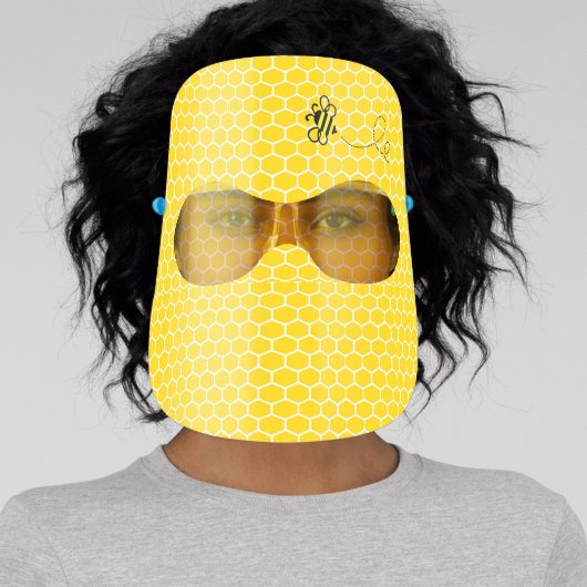 Beekeeper Honeycomb With Bee Face Shield (Insitu)