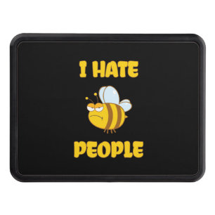 Beekeeper I Hate People Hitch Cover
